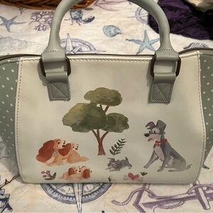Loungefly satchel purse lady and the tramp in great condition, look at pictures